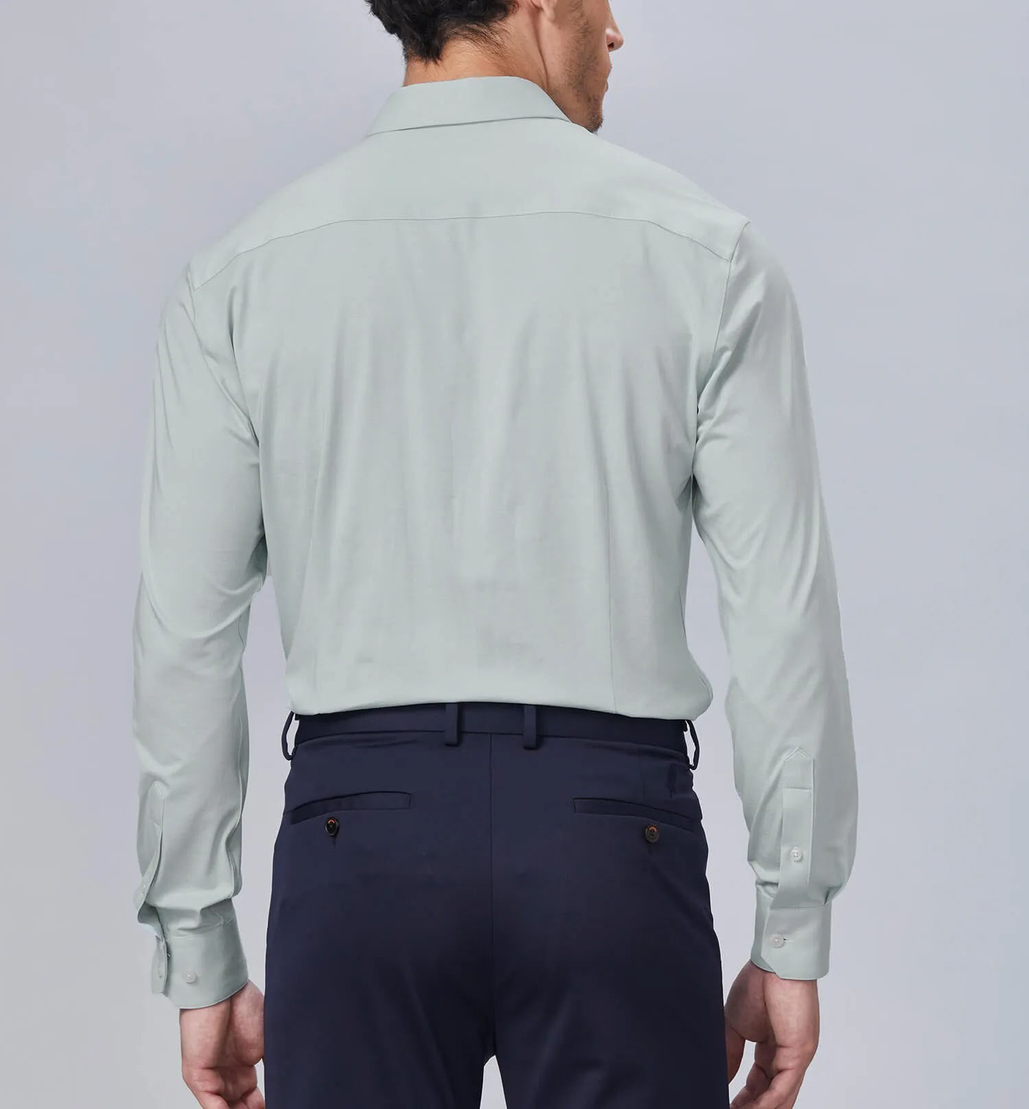 Camicia estiva aderente da uomo in stile coreano