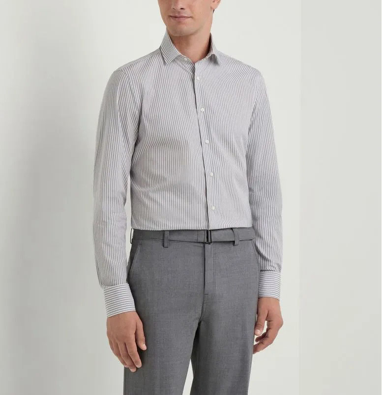 Camicia business in cotone slim fit