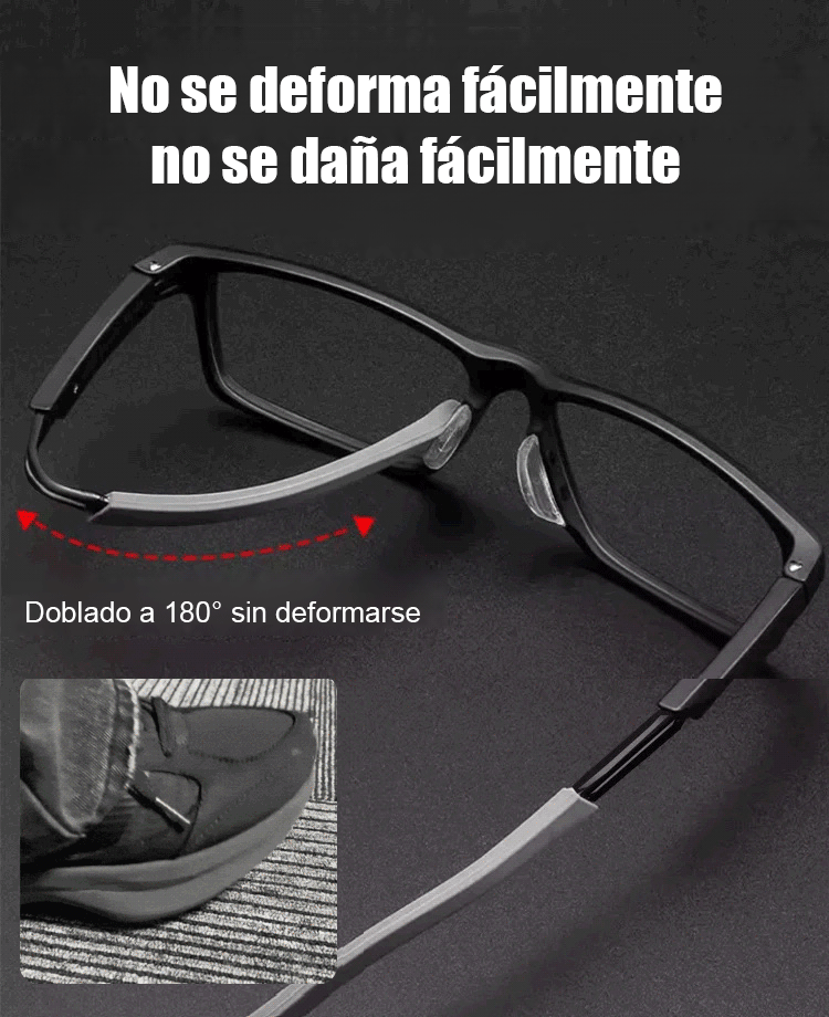 Gafas transparentes de estilo minimalista con protección contra luz azul para vista cansada