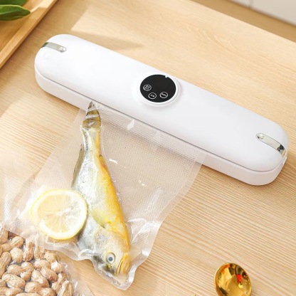 🍒🍇🥒Plně automatická vakuová balička pro domácnost, vakuová konzervace, balení jedním dotykem. Prodlužuje trvanlivost o 90 dní.