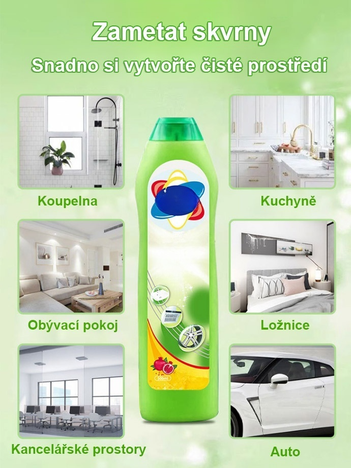 ✨【Jedna kapka čistoty】multifunkční čisticí krémový odstraňovač skvrn🏆