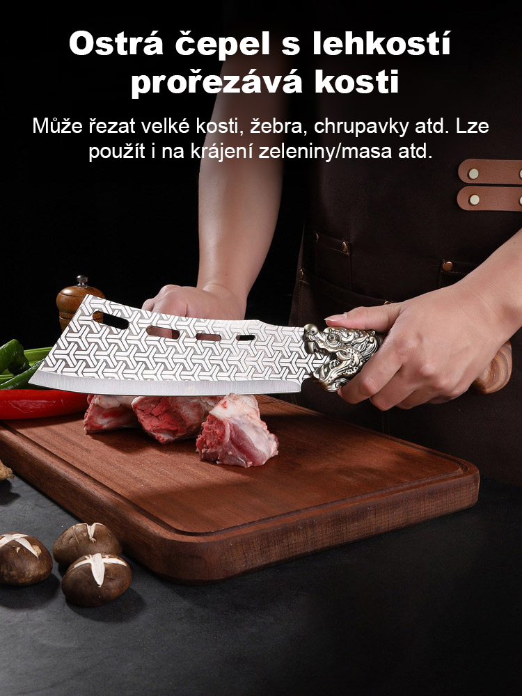 【Řeže kosti jako do bláta】robustní univerzální sekáček