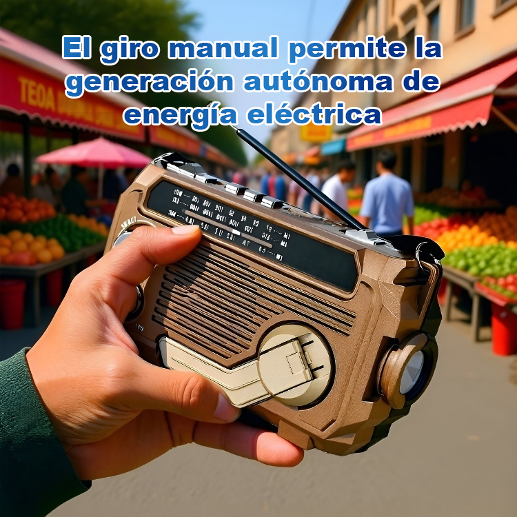 Radio de emergencia de manivela