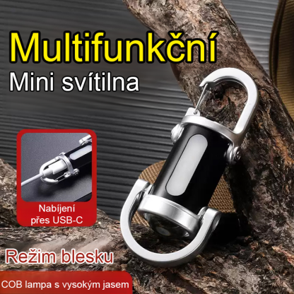 ✨【3 v 1 multifunkční】přenosná SOS nouzová svítilna🏆