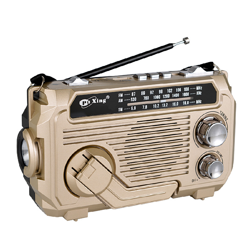 Radio de emergencia de manivela