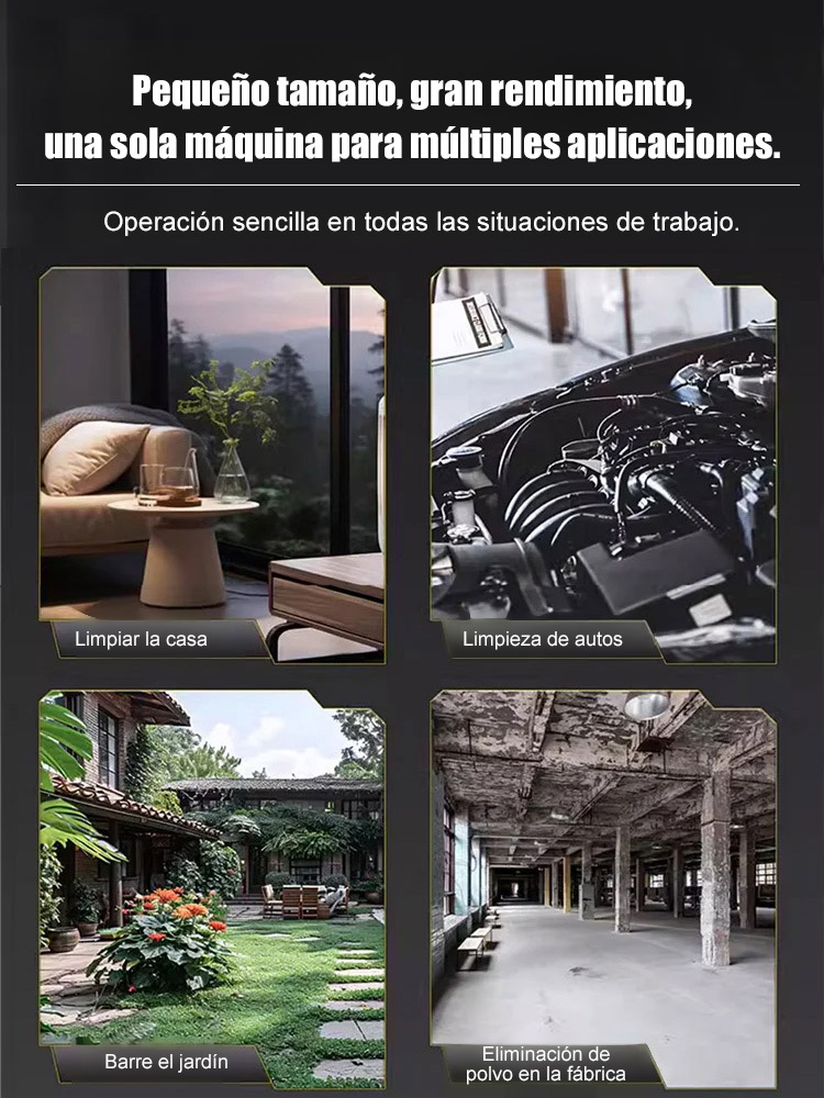 El TurboLithium Pro 9000. 【Clase Industrial】 Soplador Inalámbrico de Alto Rendimiento.