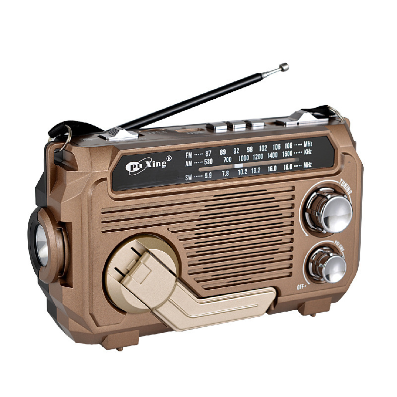 Radio de emergencia de manivela