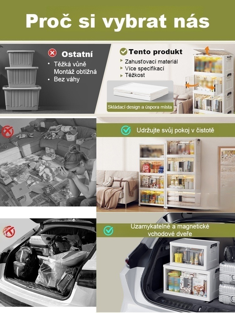 ✨Různé specifikace, nevyžaduje žádný prostor, snadno se skladuje🔥