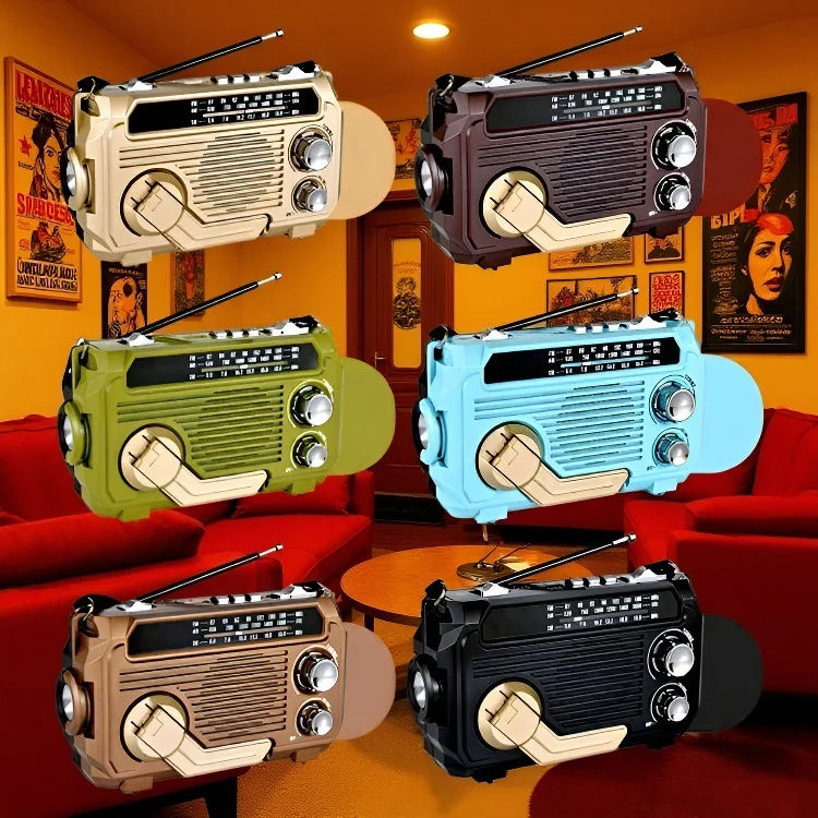 Radio de emergencia de manivela