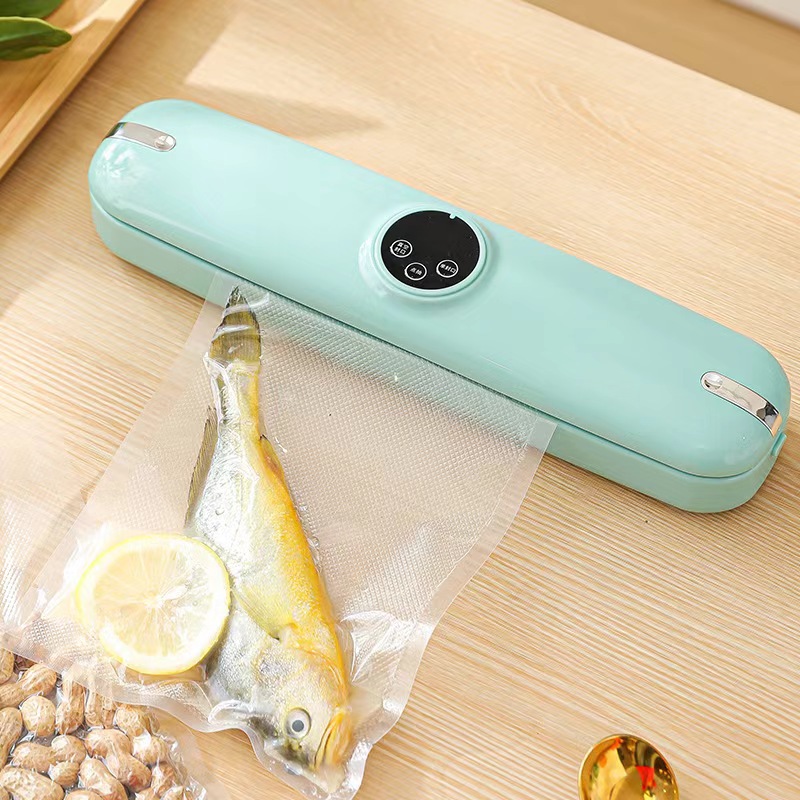 🍒🍇🥒Plně automatická vakuová balička pro domácnost, vakuová konzervace, balení jedním dotykem. Prodlužuje trvanlivost o 90 dní.