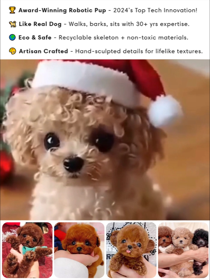 Más económico que un perro de verdad: ¡este "perro robot inteligente" traerá alegría a toda la familia!