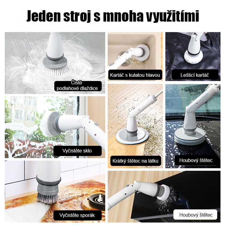 🔥Snadné všestranné čištění, účinné odstranění odolných nečistot✨