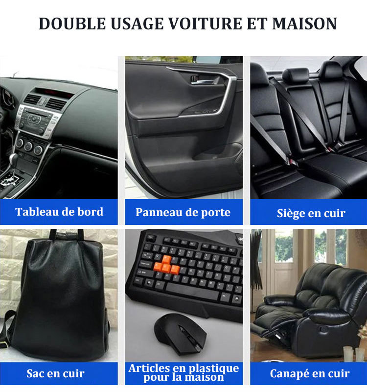 【Utilisé par des ateliers automobiles professionnels comme Feu Vert】Revêtement de rénovation pour plastiques automobiles