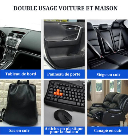 【Utilisé par des ateliers automobiles professionnels comme Feu Vert】Revêtement de rénovation pour plastiques automobiles