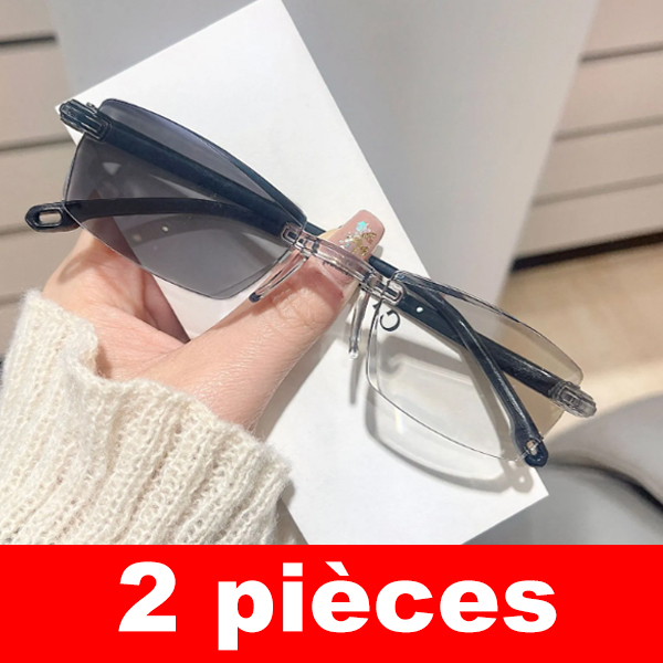 【Recommandé par les meilleurs ophtalmologistes】Lunettes à zoom intelligent et photochromiques