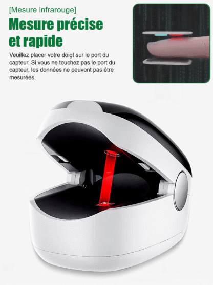 【Développé par un hôpital de pointe】Oxymètre de pouls à pince.