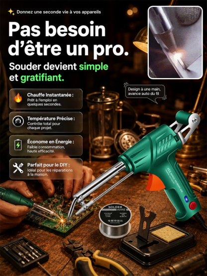 Série de pistolets à souder multifonctionnels avec fusible
