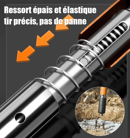 【Outil le plus populaire au Salon de la décoration intérieure de Paris】Pistolet à clous silencieux