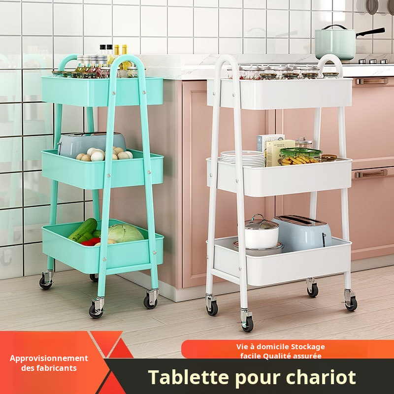 Etagères amovibles chambre à coucher rack de rangement cuisine salle de bain rack de rangement multi