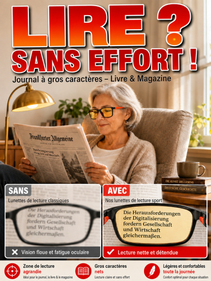 【Recommandé par les ophtalmologistes】Lunettes adaptatives photochromiques – pour toutes corrections