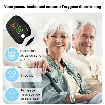 Moniteur domestique à pince pour les doigts