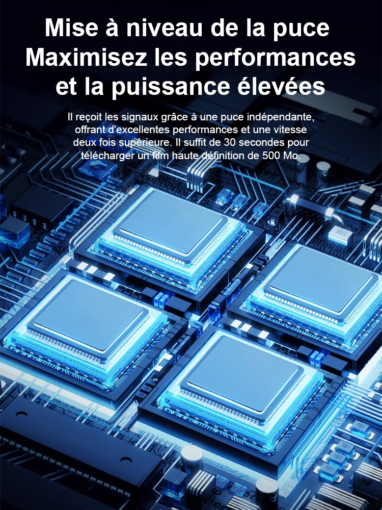 【Compact et portable, sans abonnement ni câble】WiFi de poche 5G