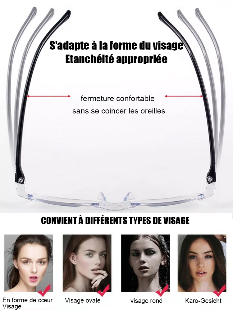 【Recommandé par les meilleurs ophtalmologistes】Lunettes à zoom intelligent et photochromiques