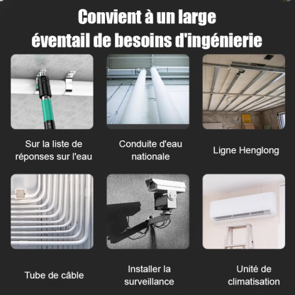 【Outil le plus populaire au Salon de la décoration intérieure de Paris】Pistolet à clous silencieux