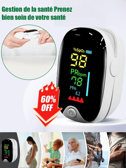 【Développé par un hôpital de pointe】Oxymètre de pouls à pince.