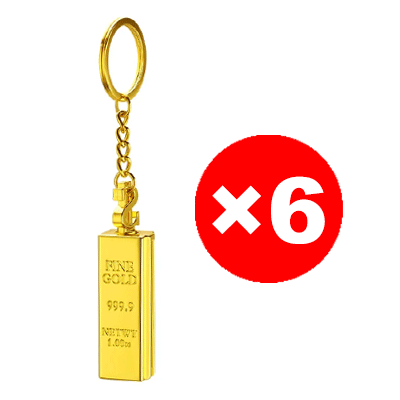 【Symbolise la prospérité et la richesse】Pendentif briquet lingot d'or créatif