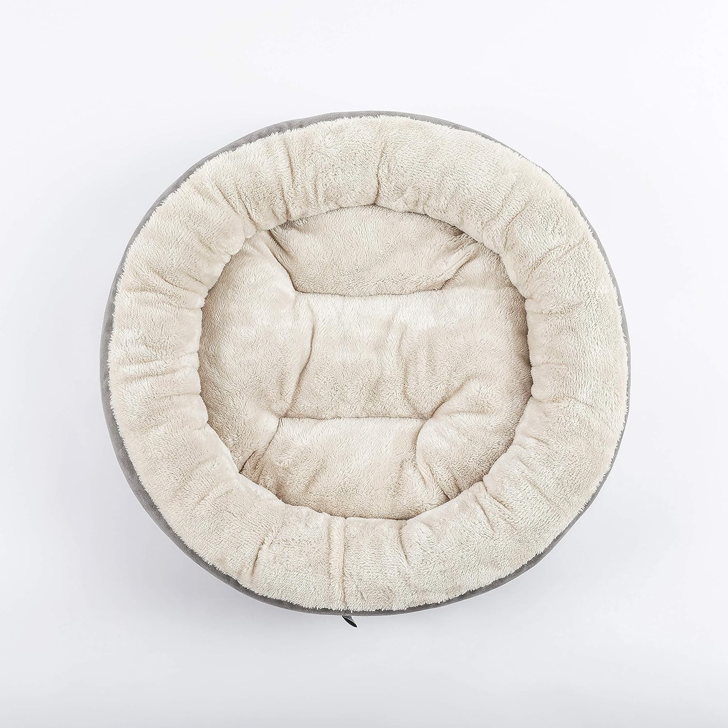 Love's Cabin Round Donut Cat And Dog Cushion Bed| 20in bed for Cats or Small Dogs| Anti-slip & Water-resistant Bottom, Super Soft Durable Fabric Pet Beds