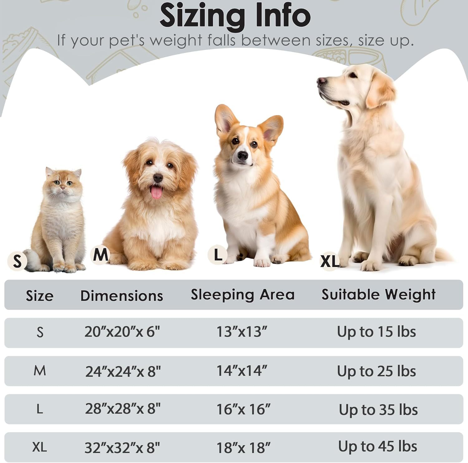 MarvelPaws Dog & Cat Bed for Indoor Cats| Calming Donut Bed for Puppy and Kitten, Washable Round Fluffy Pet Bed| 20inch