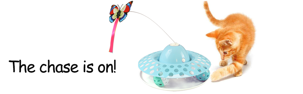 interactive rotating cat toys for indoor cats