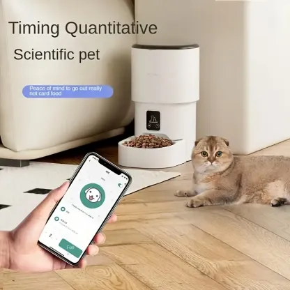 MarvelPaws Automatic Pet Feeder| Cat Food And Dog Food| WiFi Remote Control, Detachable Washing| Large Capacity Pet Feeder For Cats And Puppies