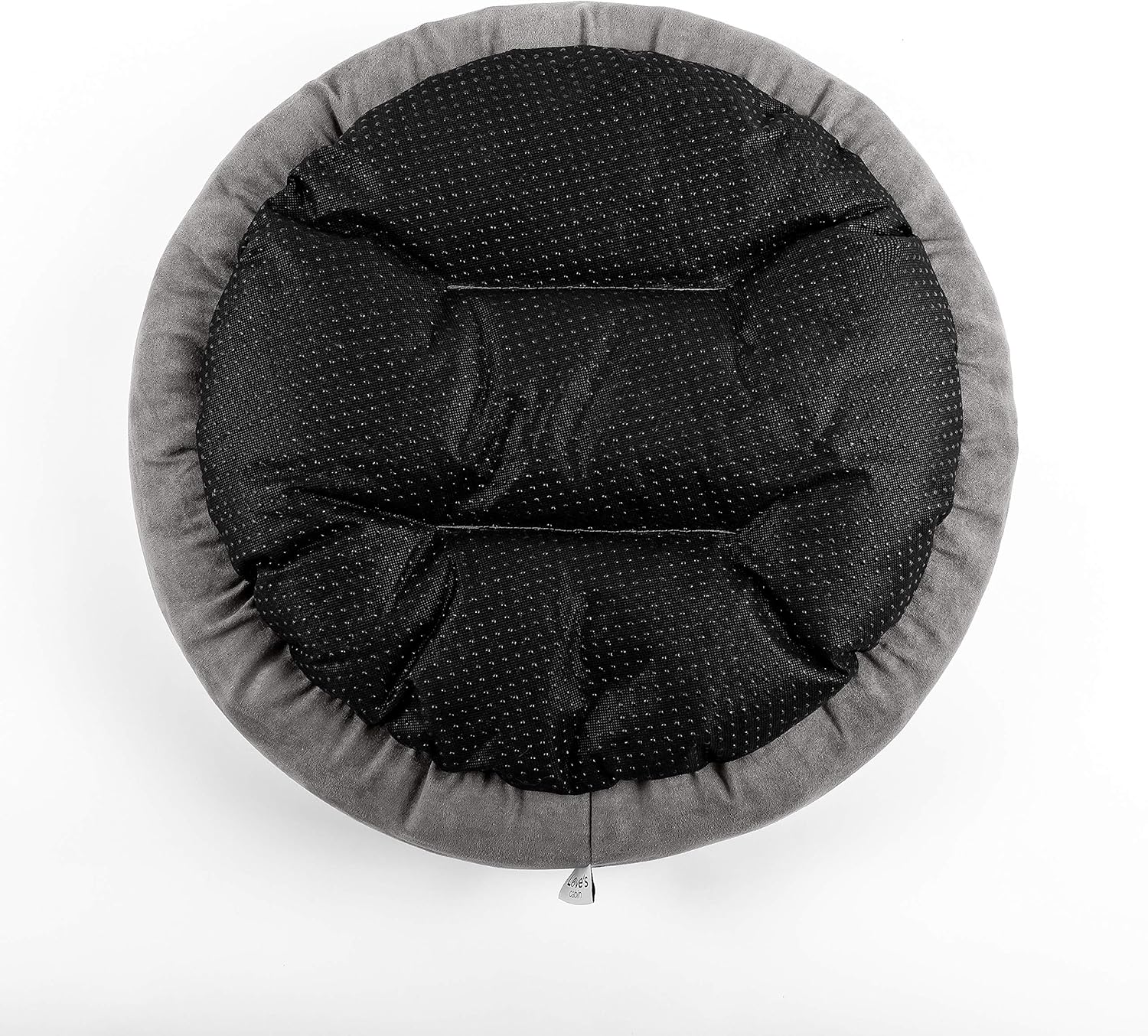 Love's Cabin Round Donut Cat And Dog Cushion Bed| 20in bed for Cats or Small Dogs| Anti-slip & Water-resistant Bottom, Super Soft Durable Fabric Pet Beds