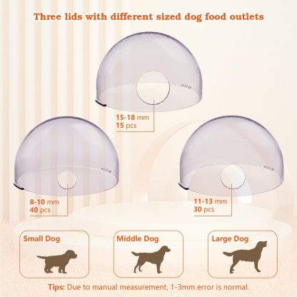 MarvelPaws Dog Interactive Treat Dispenser Toy| Food Puzzle Slow Feeder (Yellow)