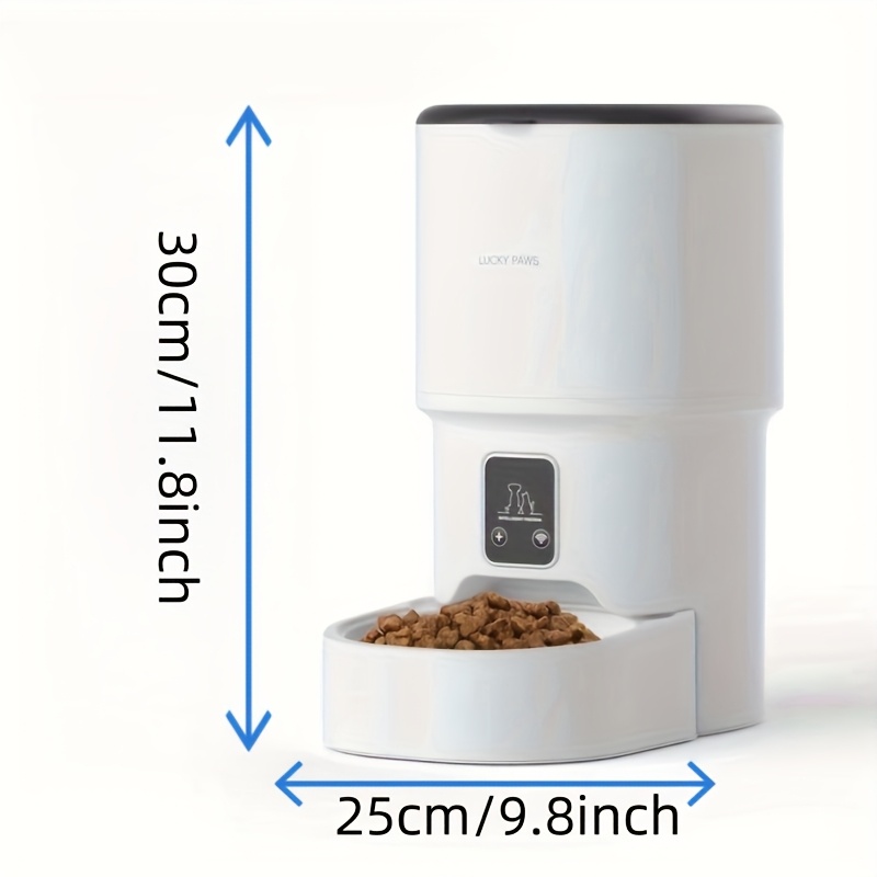 MarvelPaws Automatic Pet Feeder| Cat Food And Dog Food| WiFi Remote Control, Detachable Washing| Large Capacity Pet Feeder For Cats And Puppies