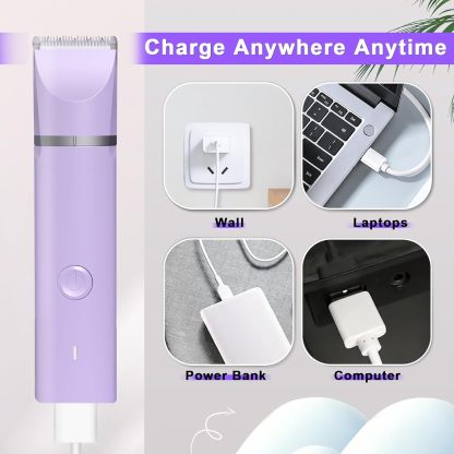 MarvelPaws Pet Grooming Clippers Kit-Electric Rechargeable Cat Trimmer Tools-Cordless Quiet Pet Nail Paw Grinder-4 in 1 Multifunctional Low Noise Shaver-Razor for feet Face Ears Toenail Eye