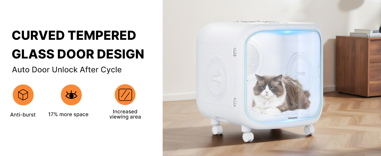 Curved Tempered Glass Door