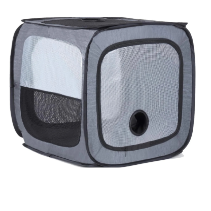 MarvelPaws Pet Drying Box| Waterproof, Anti-Hair Flying, Portable Cat/Dog Cage Kennel| Foldable Cat Grooming House Dryer