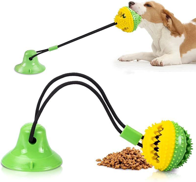 MarvelPaws Dog Chew Toys for Aggressive Chewers| Puppy Dog Training Treats Teething Rope Toys for Boredom Dog Puzzle Treat Food Dispensing Ball Toys for Puppies Teething