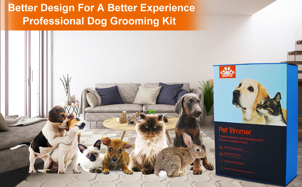 Dog paw trimmer-dog grooming clipper-dog face trimmer-dog shaver-dog hair clipper-dog nail grinder