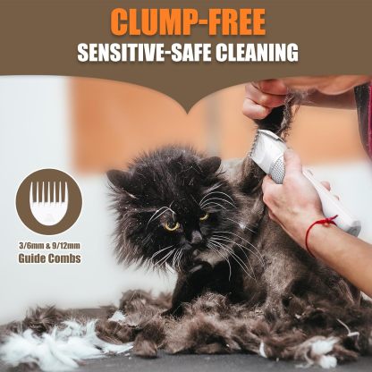 MarvelPaws Pet Grooming Clippers Kit with Paw Trimmer| 3 in 1 Electric Pet Hair Trimmer Supplies for Thick Matted Hair, Heavy Coat Butt Shaver