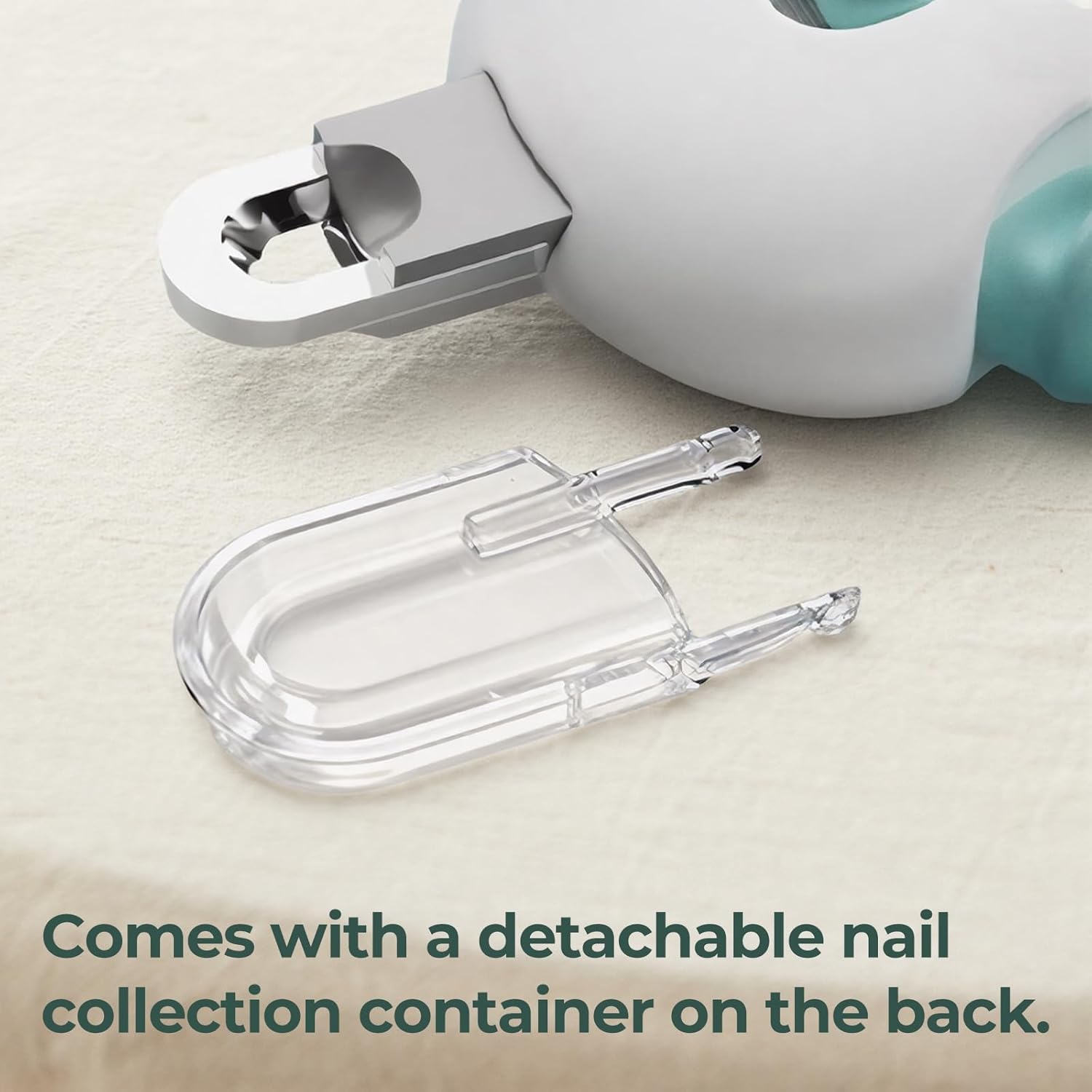 MarvelPaws Cat Nail Clippers Removable Debris Collector With Adjustable Size| Built-in Hidden Nail File, Round Hole Blade, Safe Home Grooming Tool