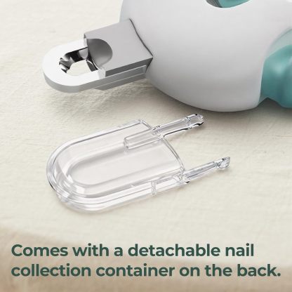 MarvelPaws Cat Nail Clippers Removable Debris Collector With Adjustable Size| Built-in Hidden Nail File, Round Hole Blade, Safe Home Grooming Tool