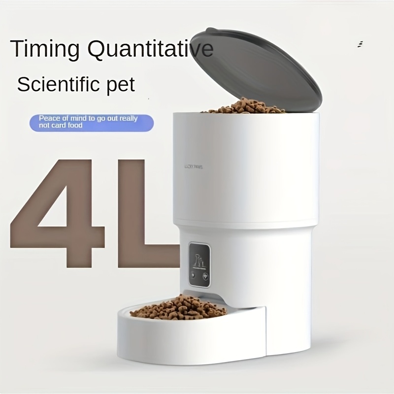 MarvelPaws Automatic Pet Feeder| Cat Food And Dog Food| WiFi Remote Control, Detachable Washing| Large Capacity Pet Feeder For Cats And Puppies