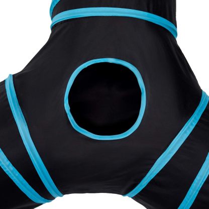 MarvelPaws Pet Cat Tunnel Tube Cat Toys 3 Way Collapsible| Tunnels for Indoor Cats| Kitty Bored Peek Hole Toy Ball Cat, Puppy, Kitty, Kitten, Rabbit