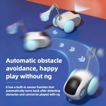 MarvelPaws Smart Electric Cat Toy - Speedy Chase 2.0| Self-Play Interactive Cat Toy Ball for Indoor Kitten & Adult Cats| Stimulating Automatic Enrichment Toys 