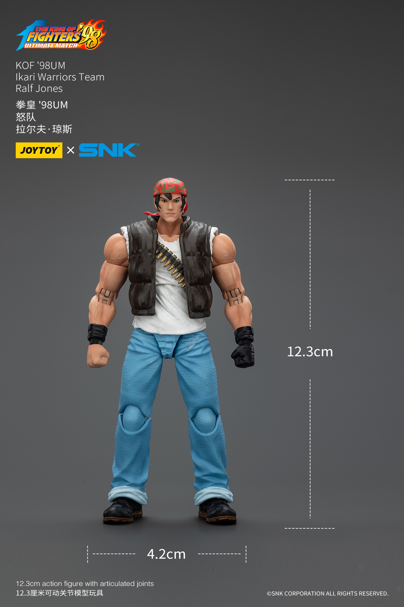 JoyToy King of Fighter 98UM Ikari Warriors Team Ralf Jones