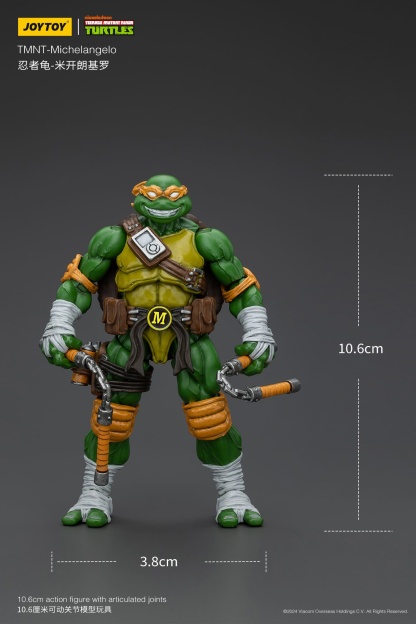 JoyToy TMNT Teenage Mutant Ninja Turtles Michelangelo